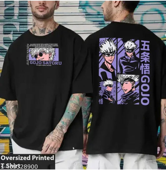 SenpaiWear Gojo Cotton Oversized T-Shirt (COD✅Available)